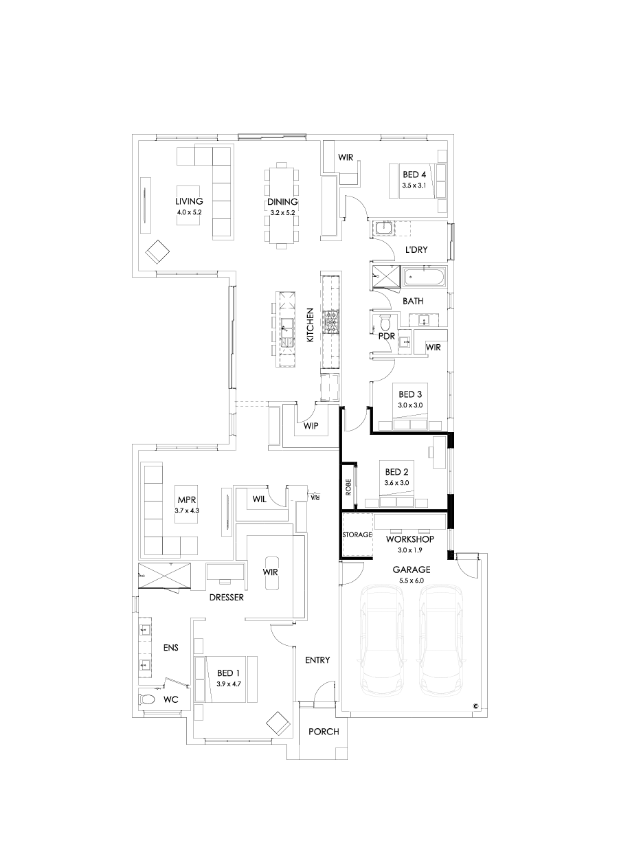 31  Floor Floorplan (Workshop - Flipped)
