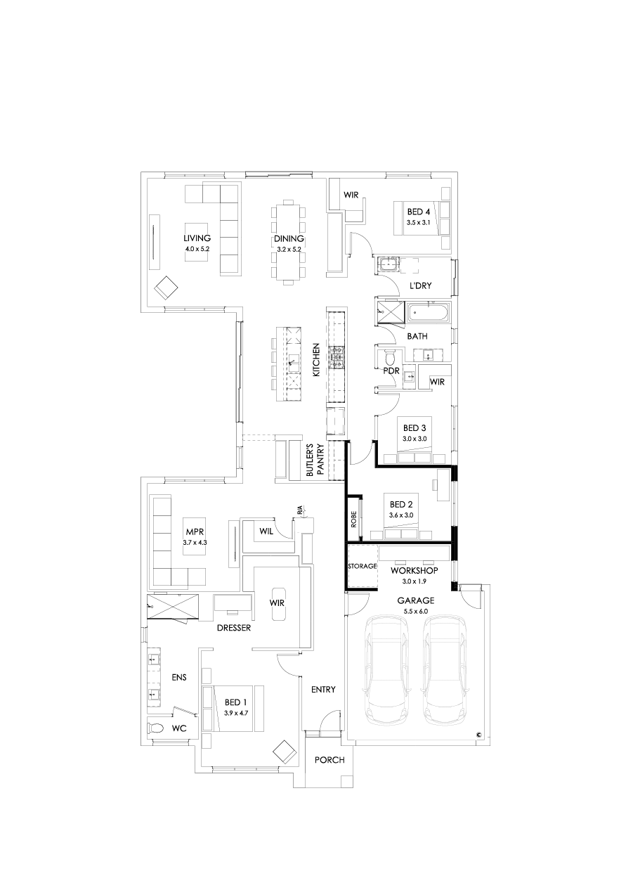 31  Floor Floorplan (Workshop - Flipped)