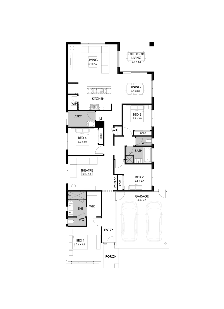 26  Floor Floorplan (Rear flip - Flipped)