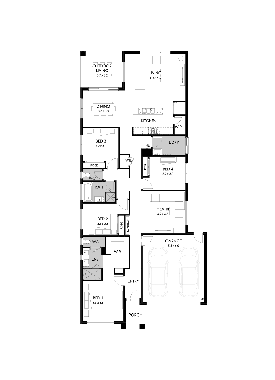 26  Floor Floorplan (Standard - Flipped)