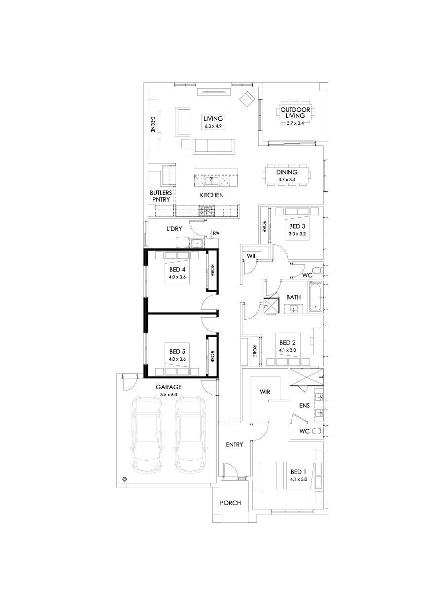 29  Floor Floorplan (5th bedroom)