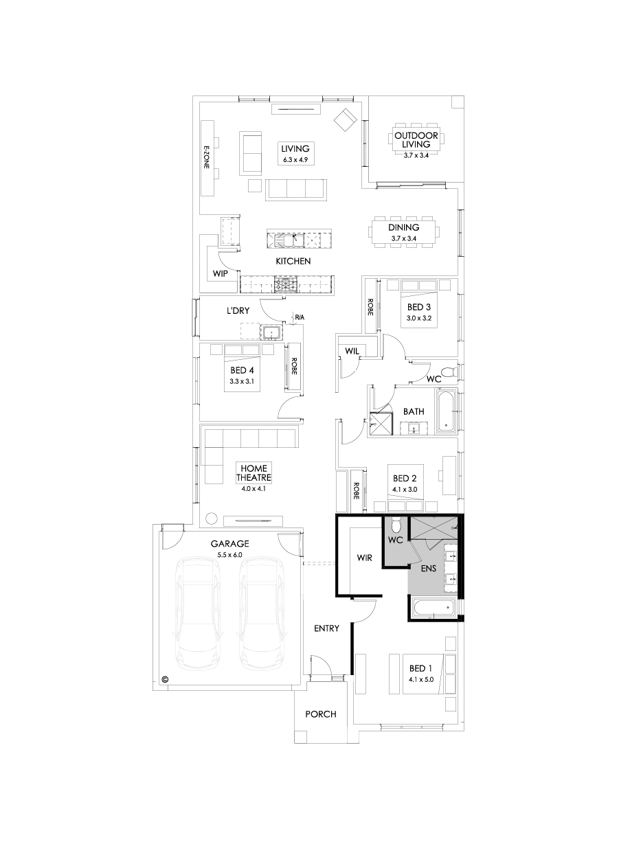29  Floor Floorplan (Bath to ensuite)