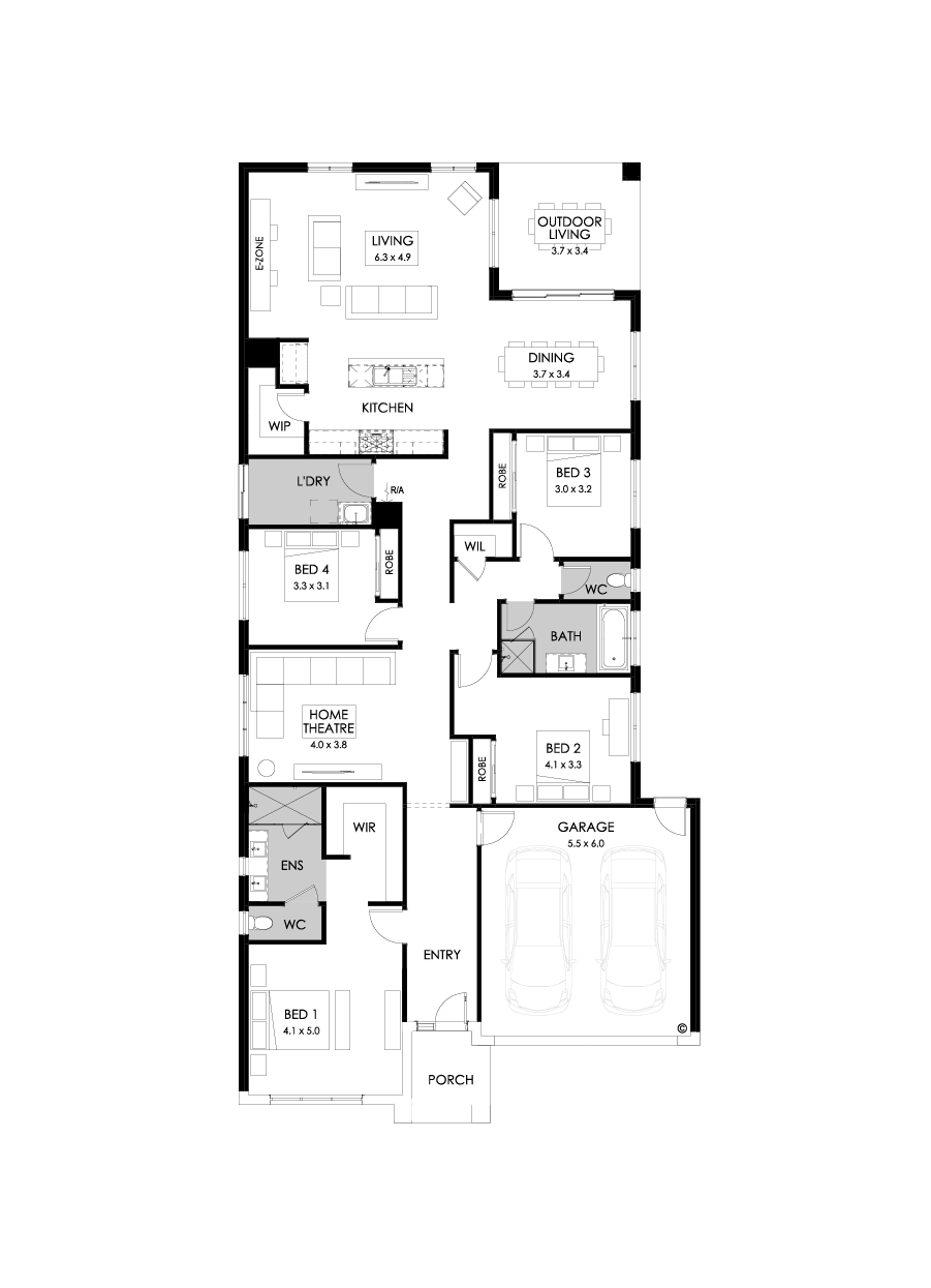 29  Floor Floorplan (Rear flip - Flipped)
