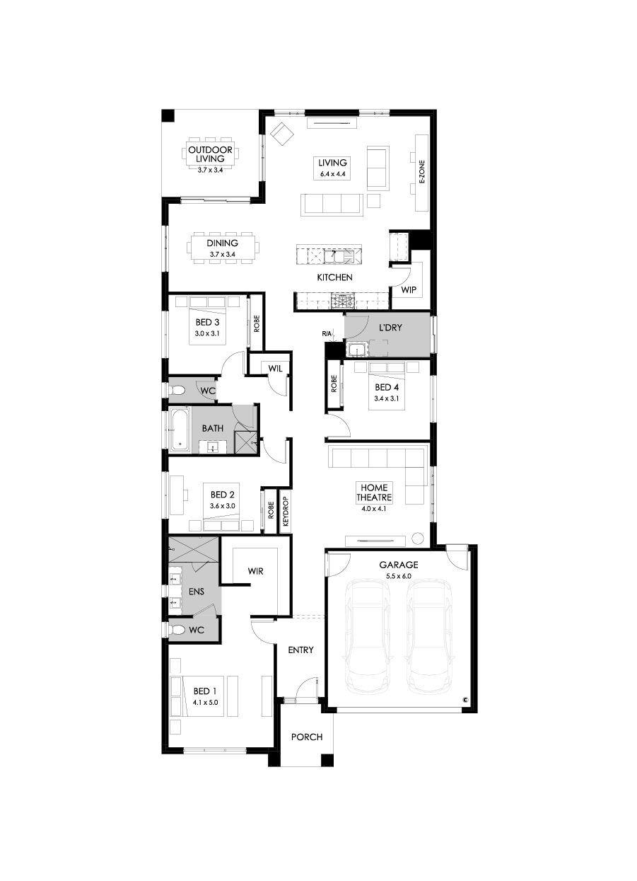 29  Floor Floorplan (Standard - Flipped)