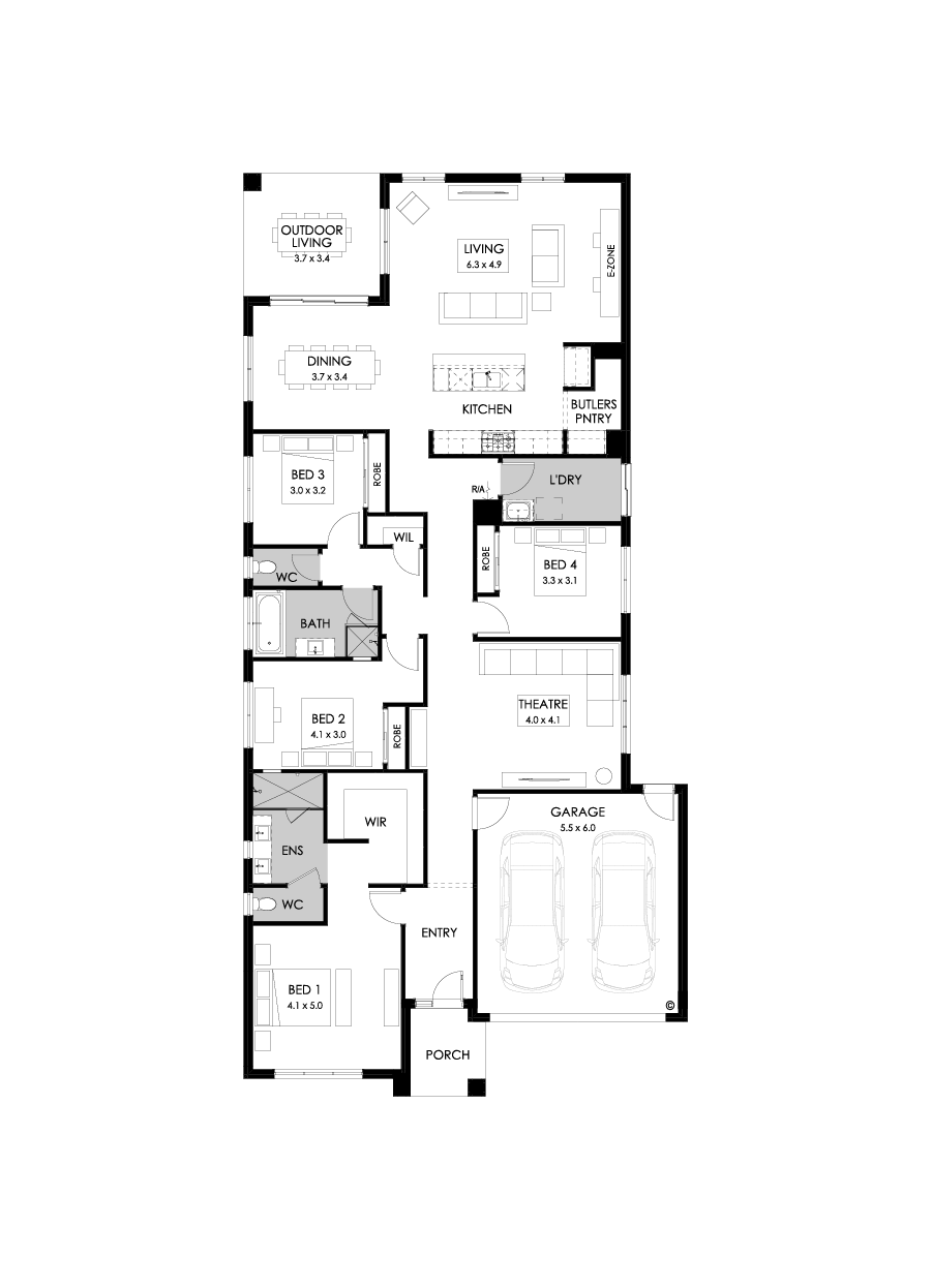 29  Floor Floorplan (Standard - Flipped)