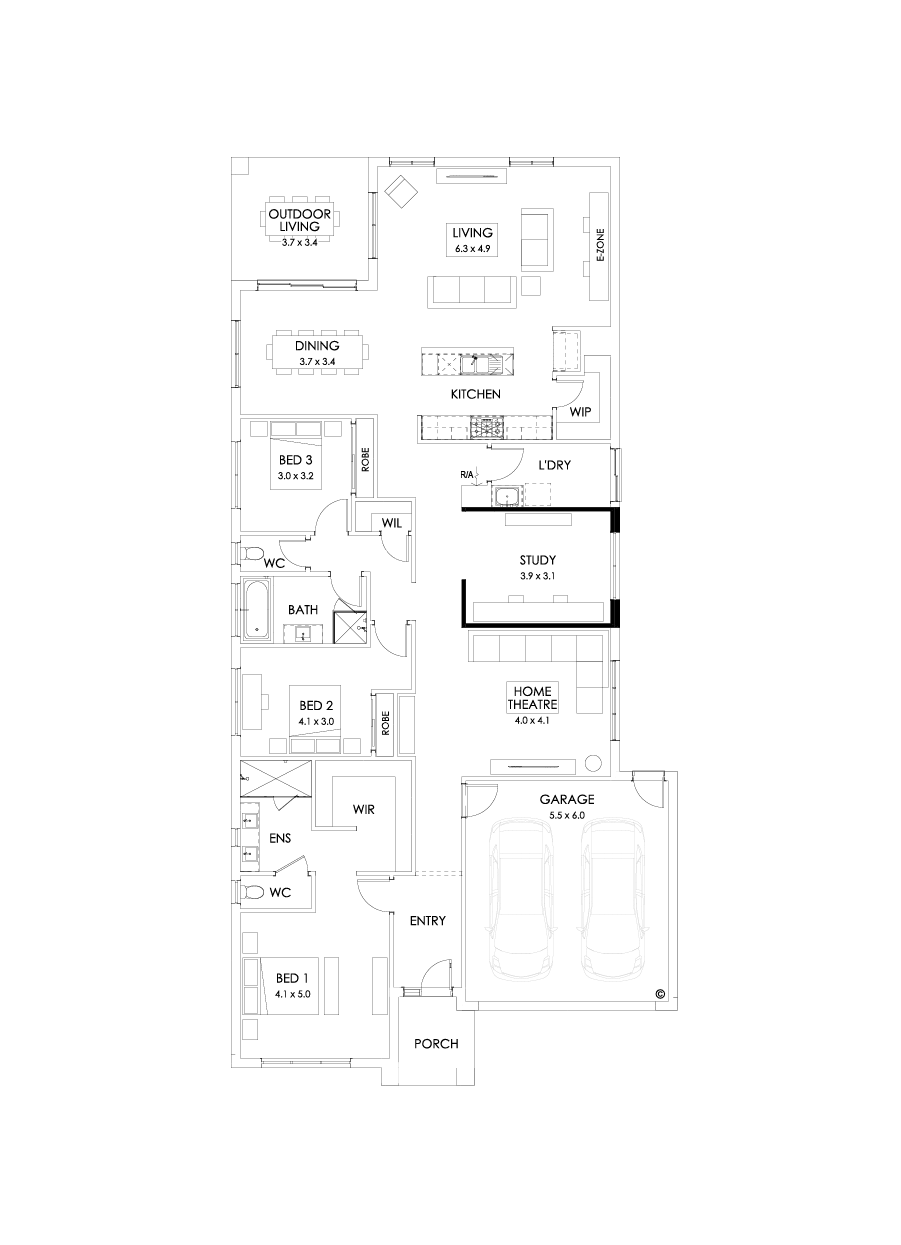 29  Floor Floorplan (Study - Flipped)