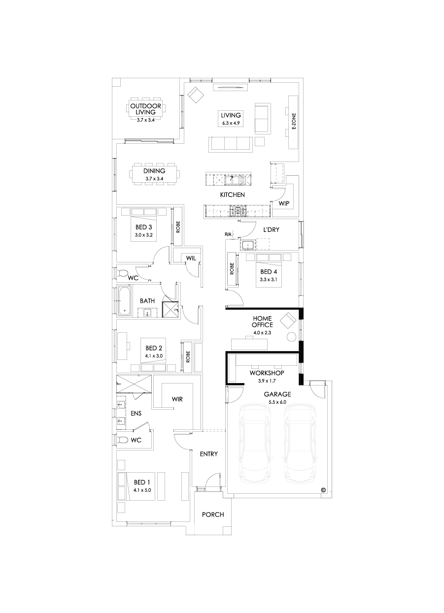 29  Floor Floorplan (Workshop - Flipped)