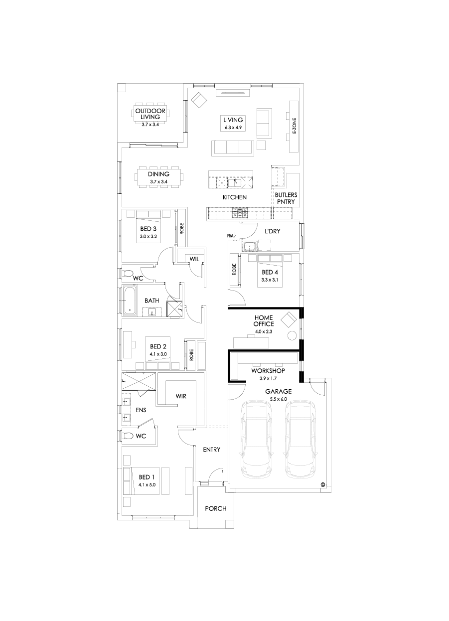 29  Floor Floorplan (Workshop - Flipped)