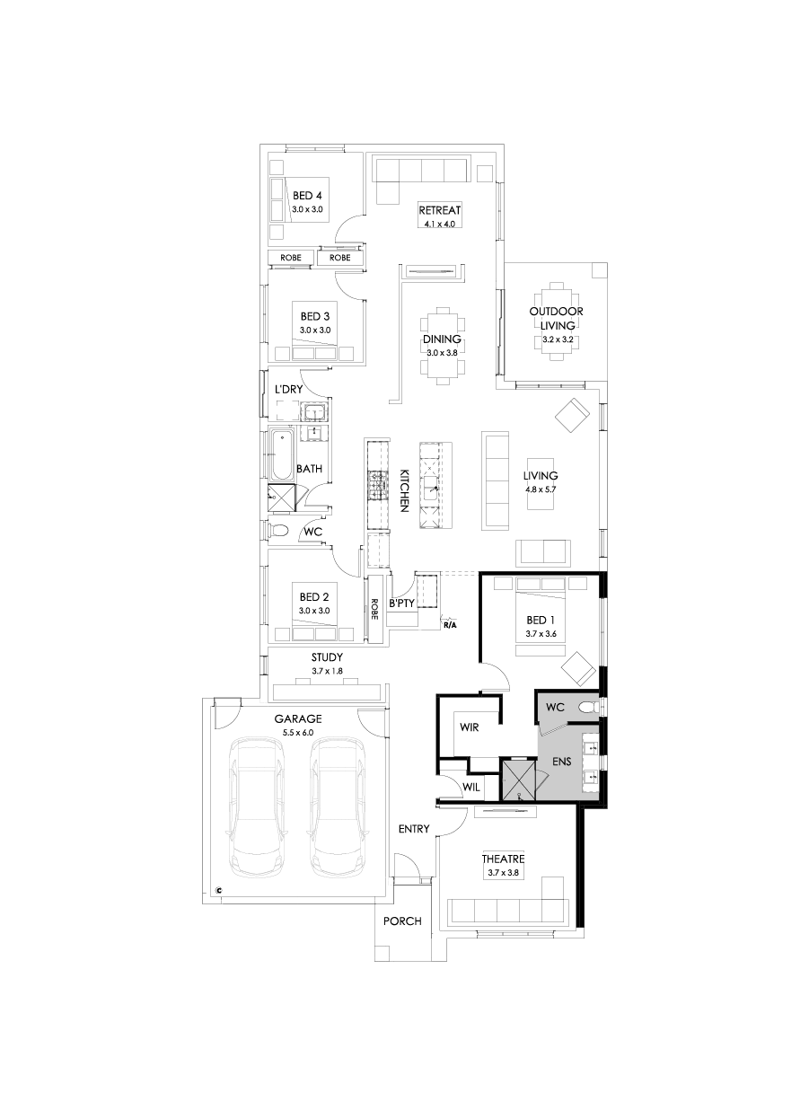 29  Floor Floorplan (Alternate theatre)