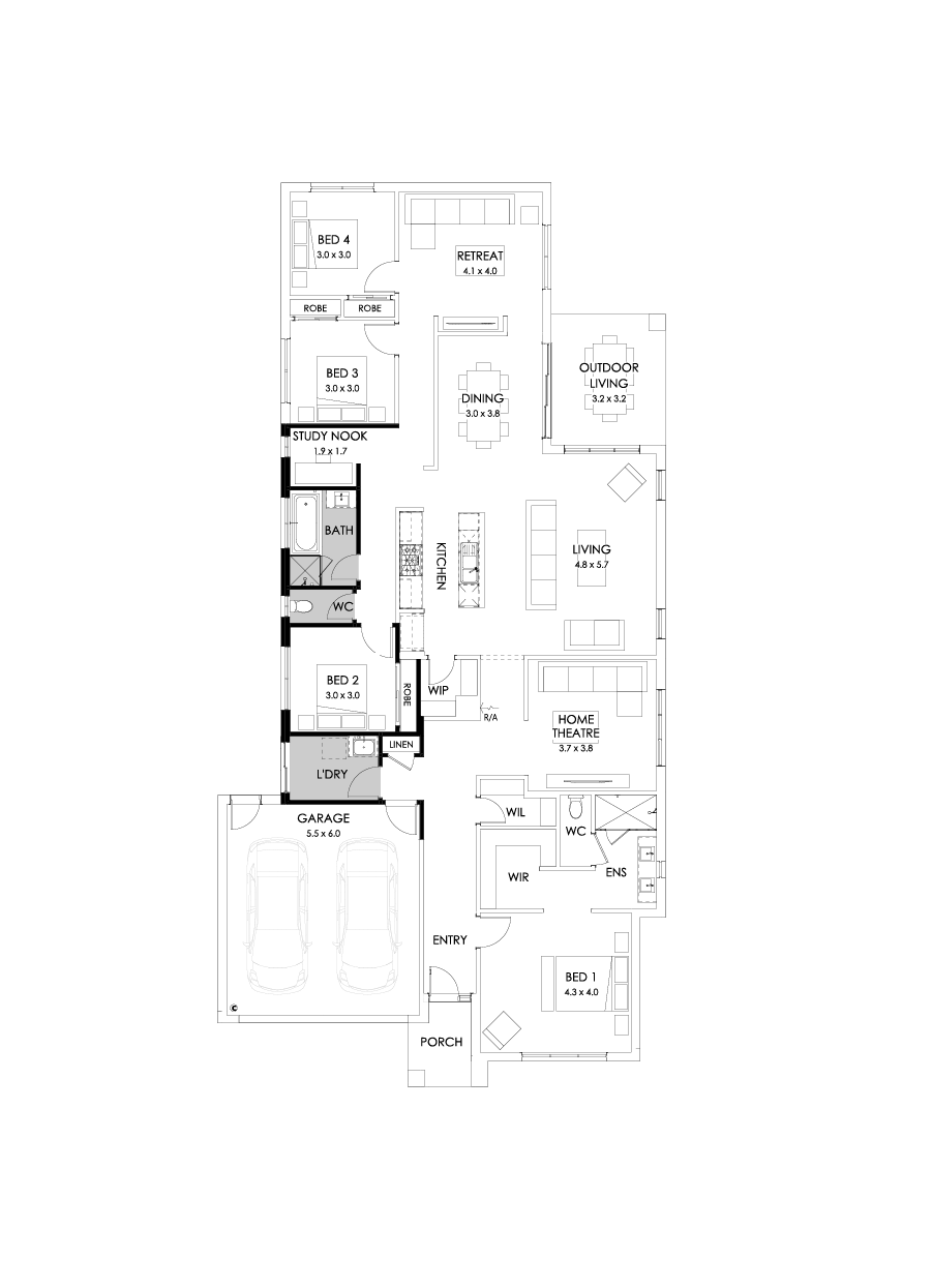 29  Floor Floorplan (Grand laundry)