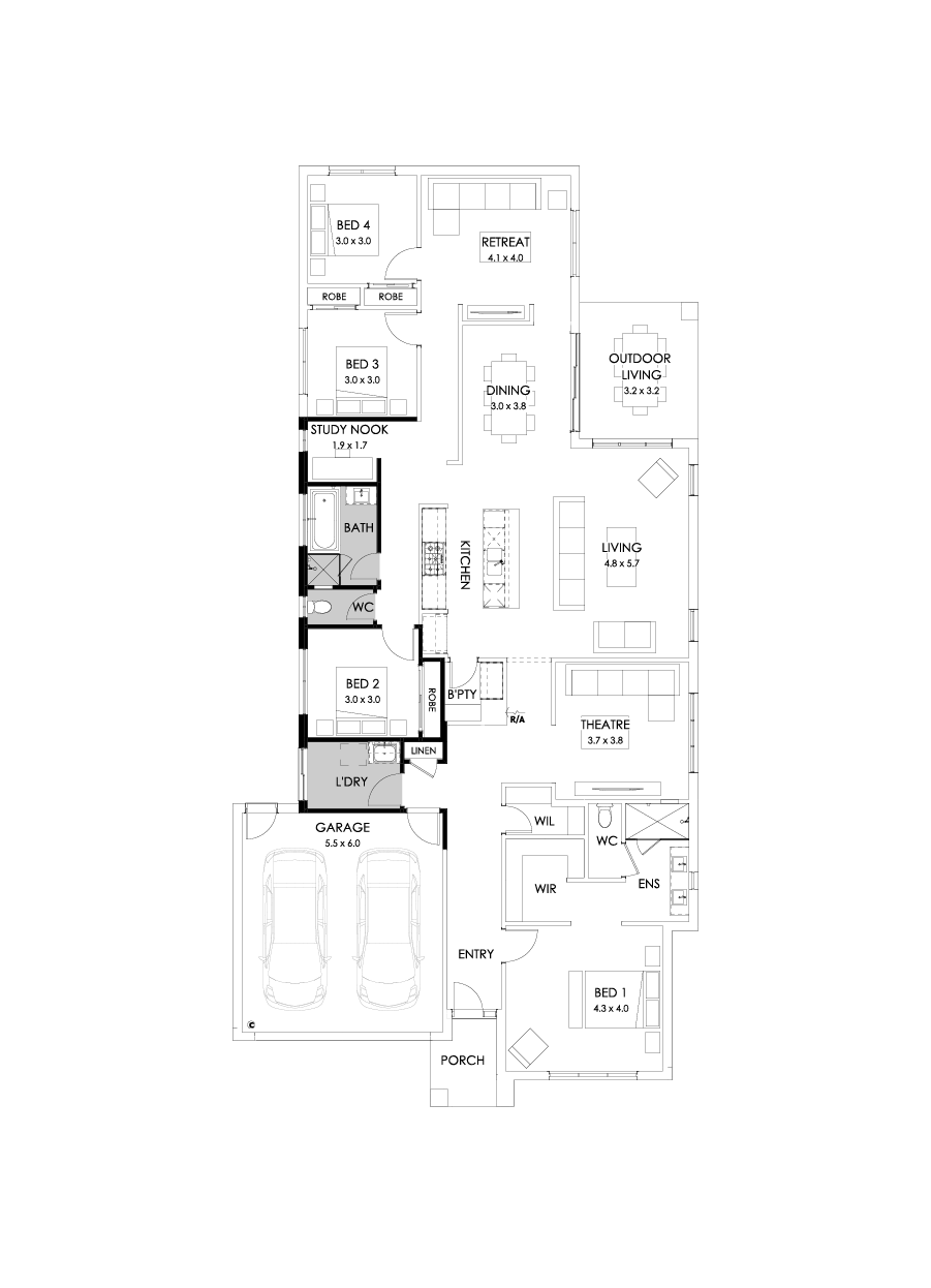 29  Floor Floorplan (Grand laundry)