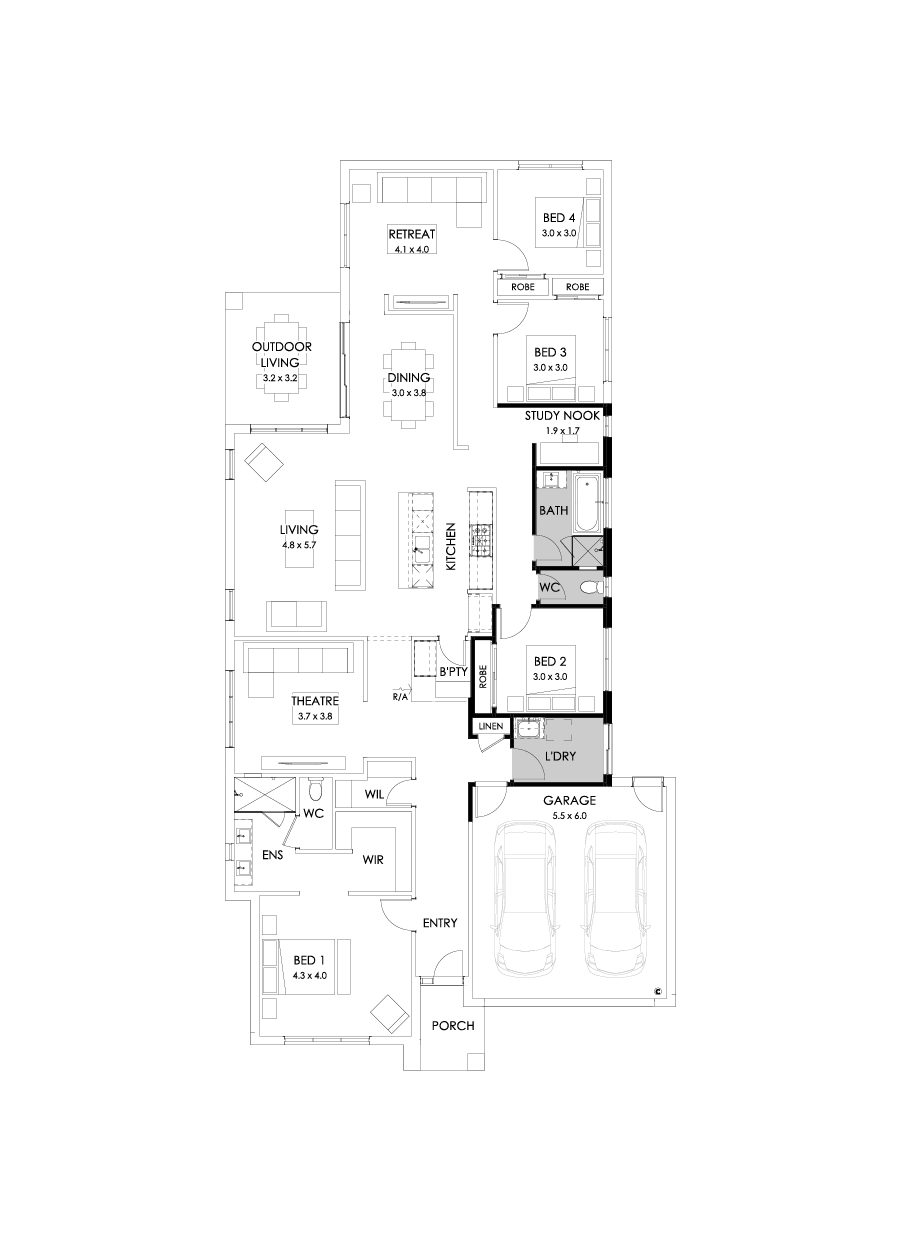 29  Floor Floorplan (Grand laundry - Flipped)