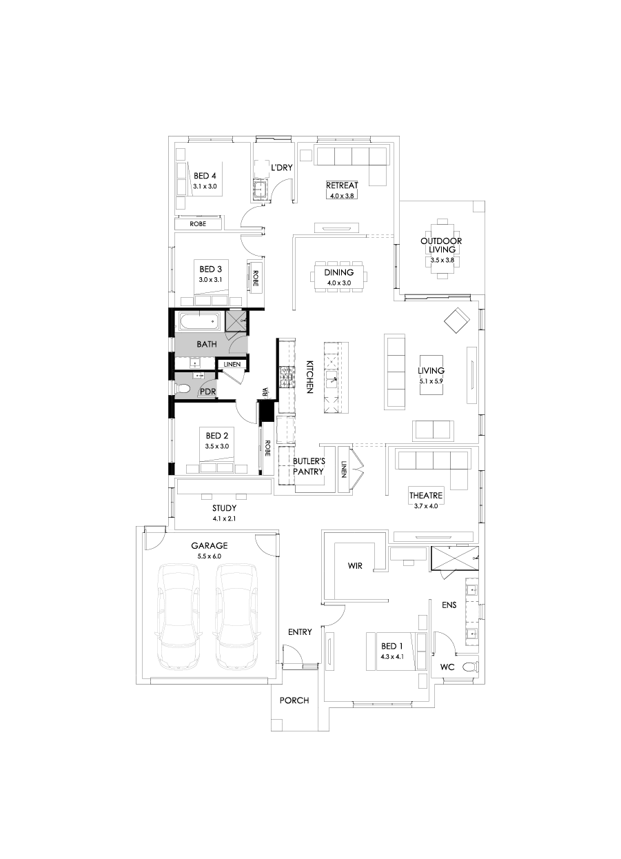 32  Floor Floorplan (Bathroom upgrade)