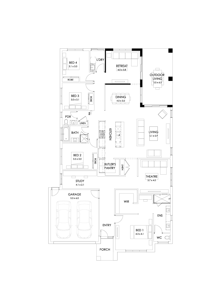 32  Floor Floorplan (Grand outdoor living)
