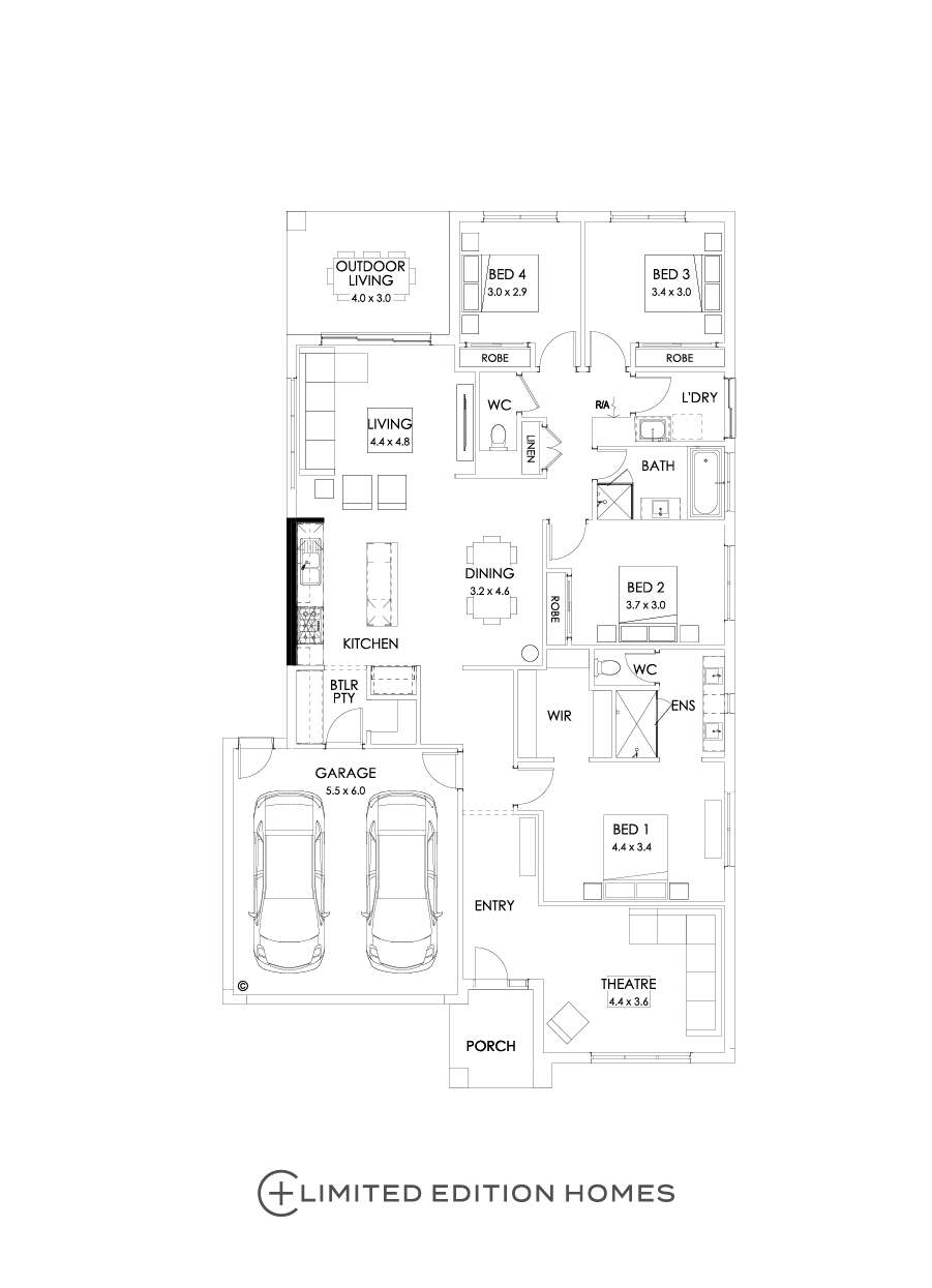 25  Floor Floorplan (Alternate kitchen)