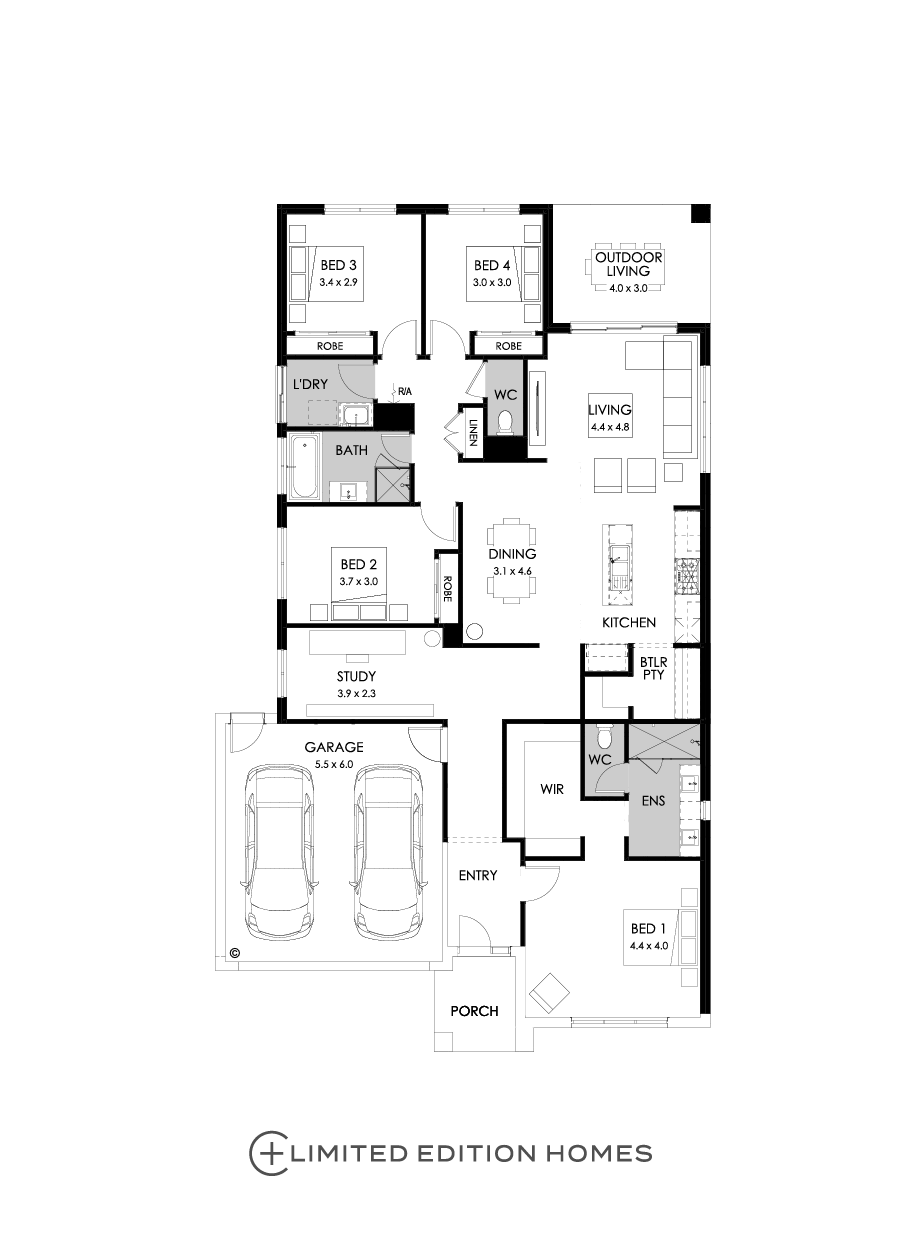 25  Floor Floorplan (Rear flip)
