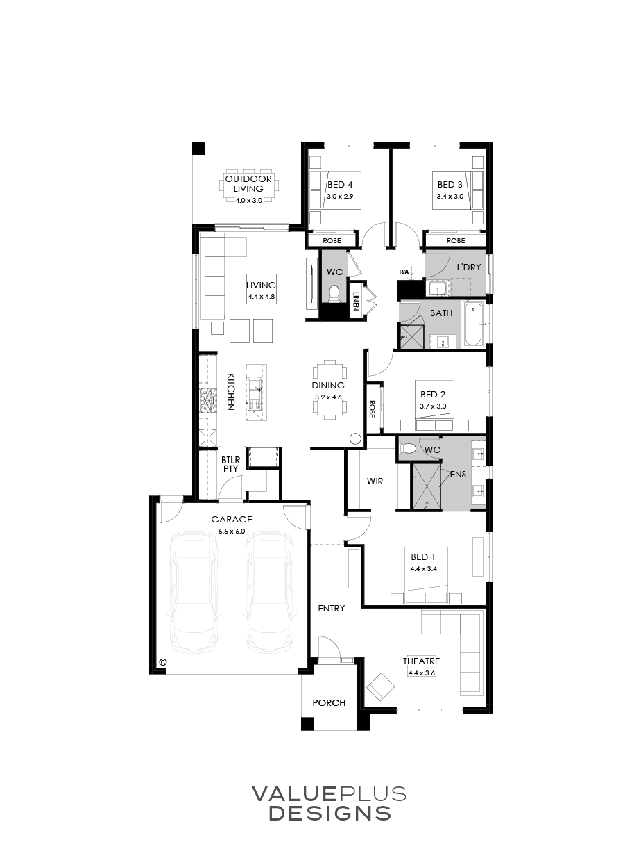 25  Floor Floorplan (Standard)