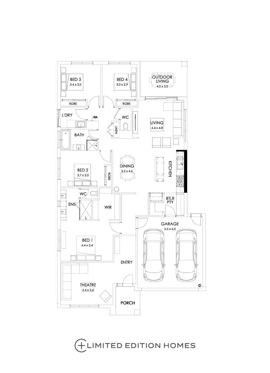 25  Floor Floorplan (Alternate kitchen - Flipped)