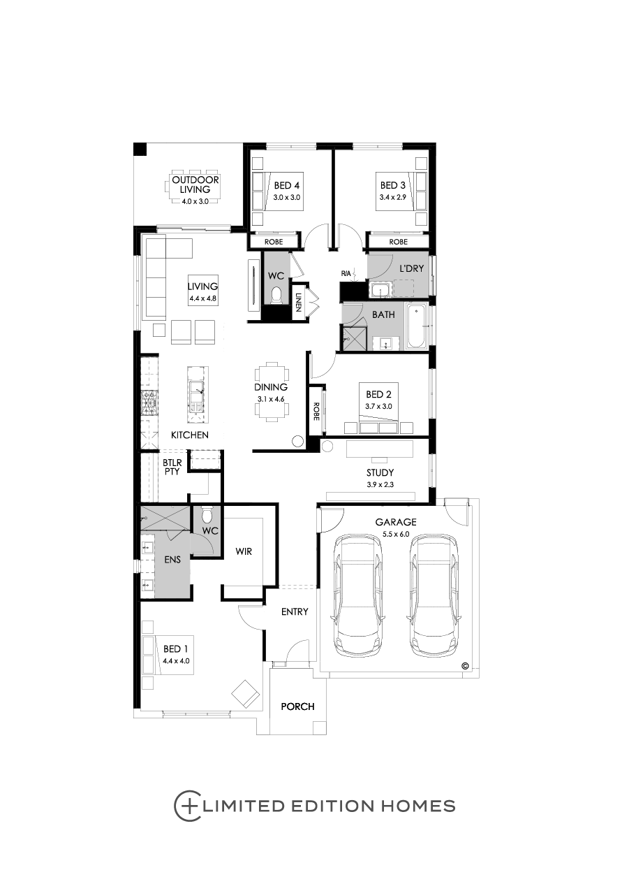 25  Floor Floorplan (Rear flip - Flipped)