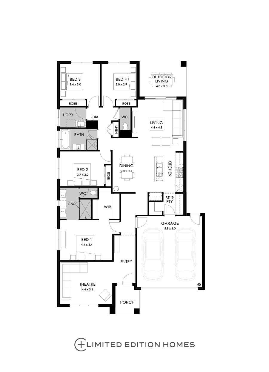 25  Floor Floorplan (Standard - Flipped)