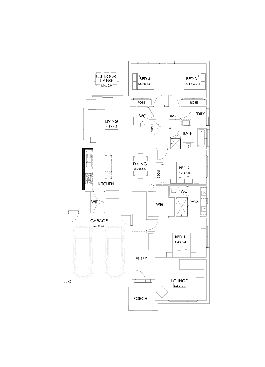 25  Floor Floorplan (Alternate kitchen)