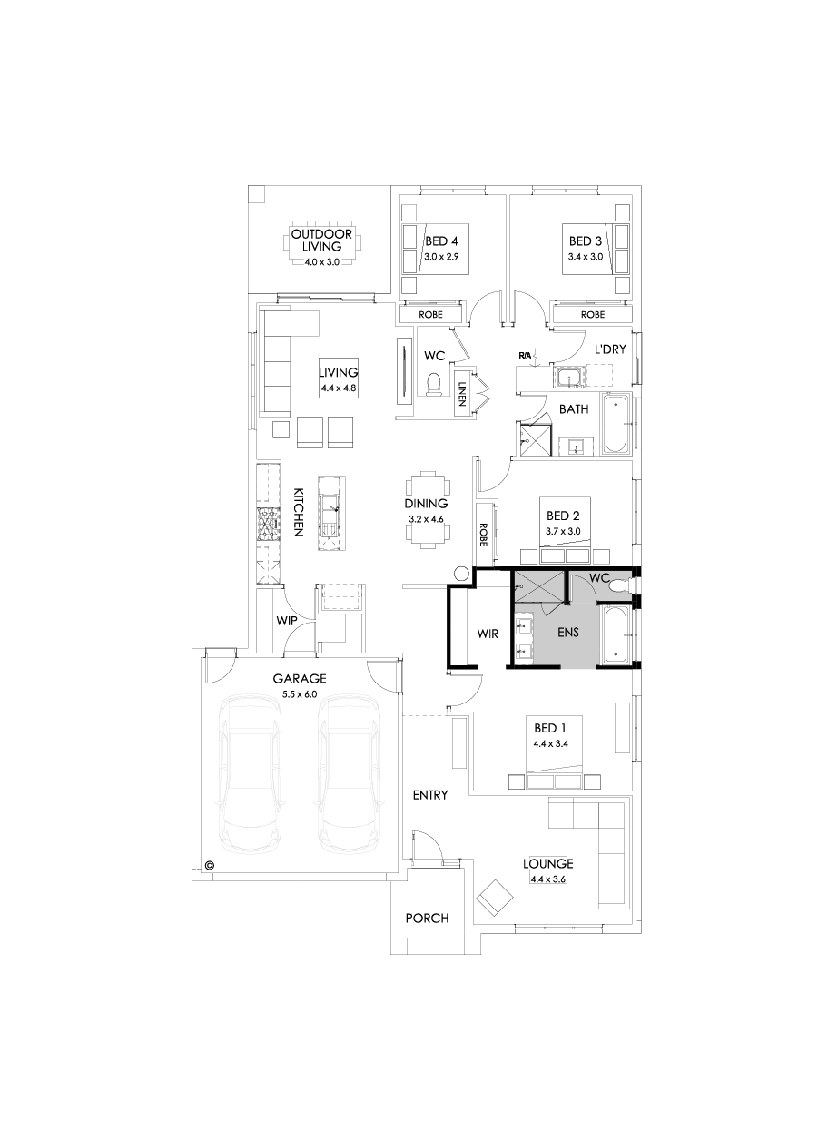 25  Floor Floorplan (Bath to ensuite)