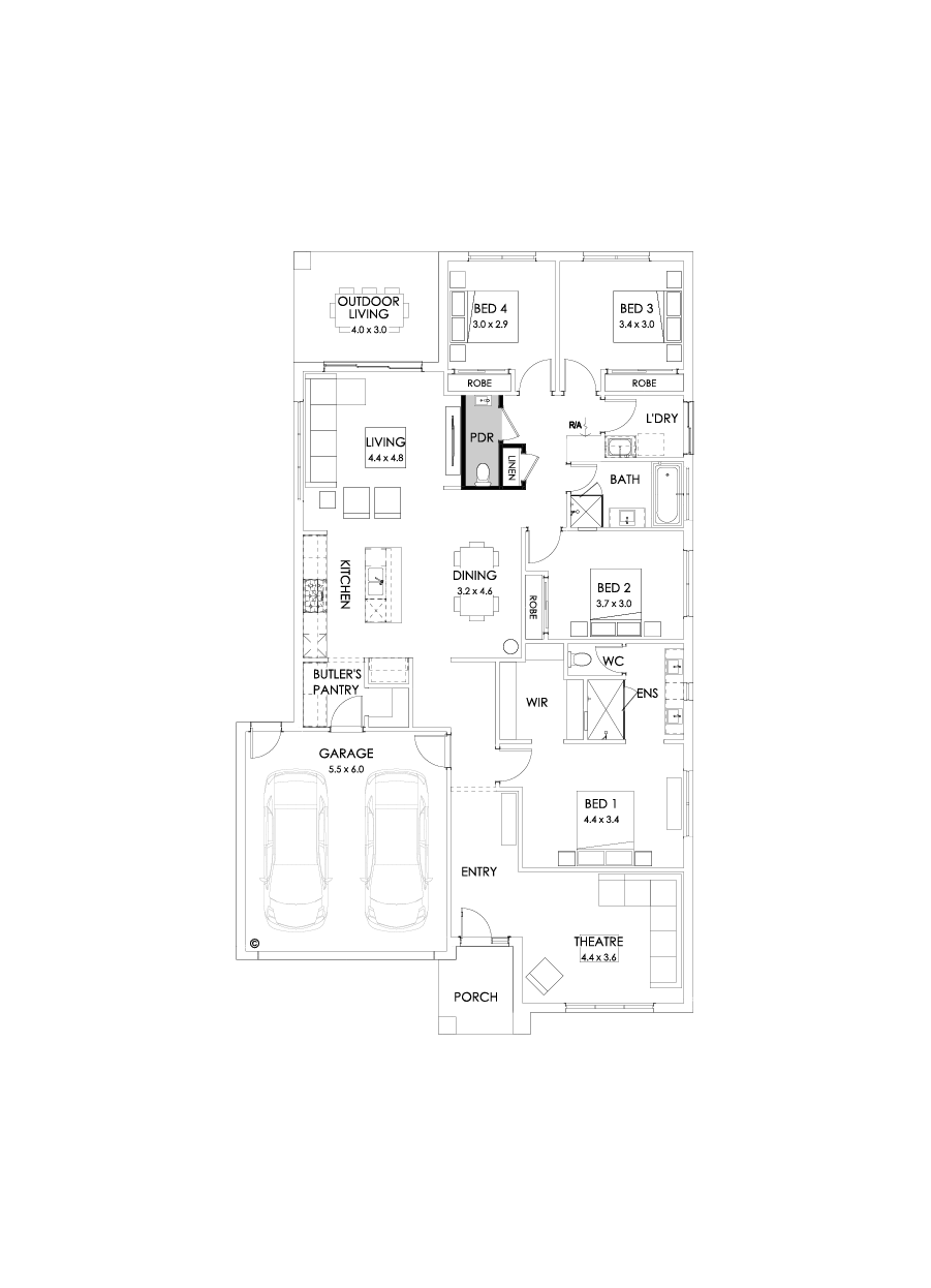 25  Floor Floorplan (Powder room)