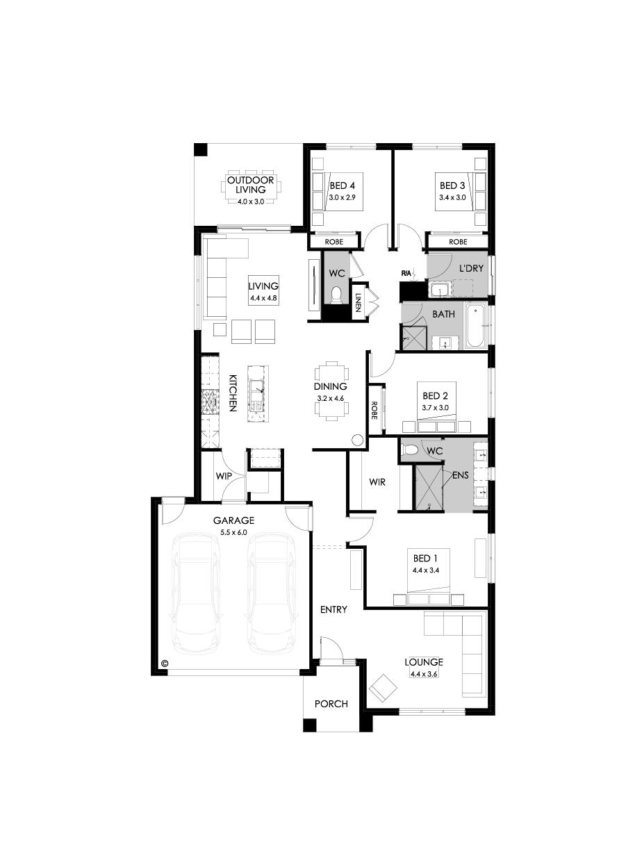25  Floor Floorplan (Standard)