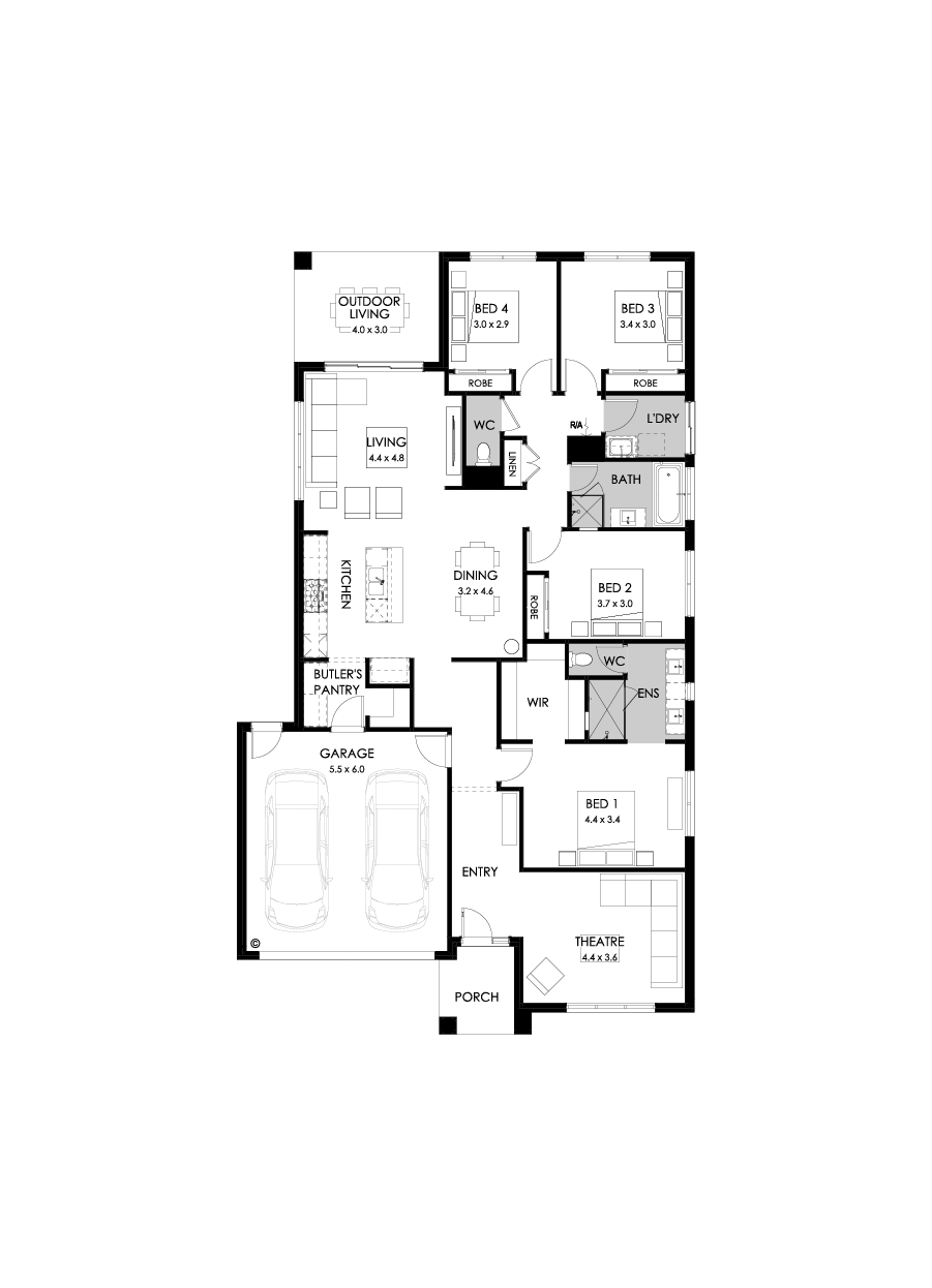 25  Floor Floorplan (Standard)