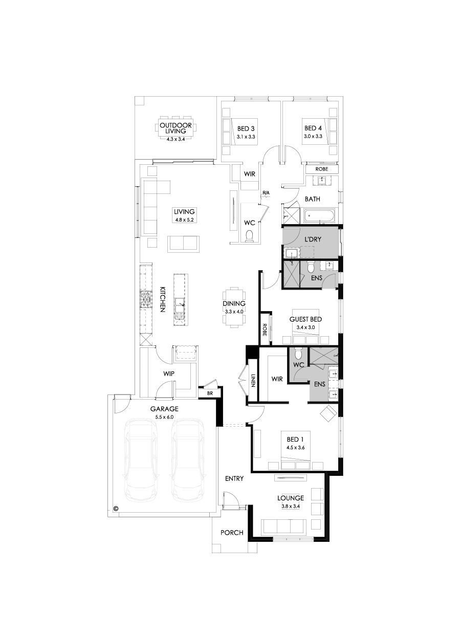 28  Floor Floorplan (Additional ensuite)