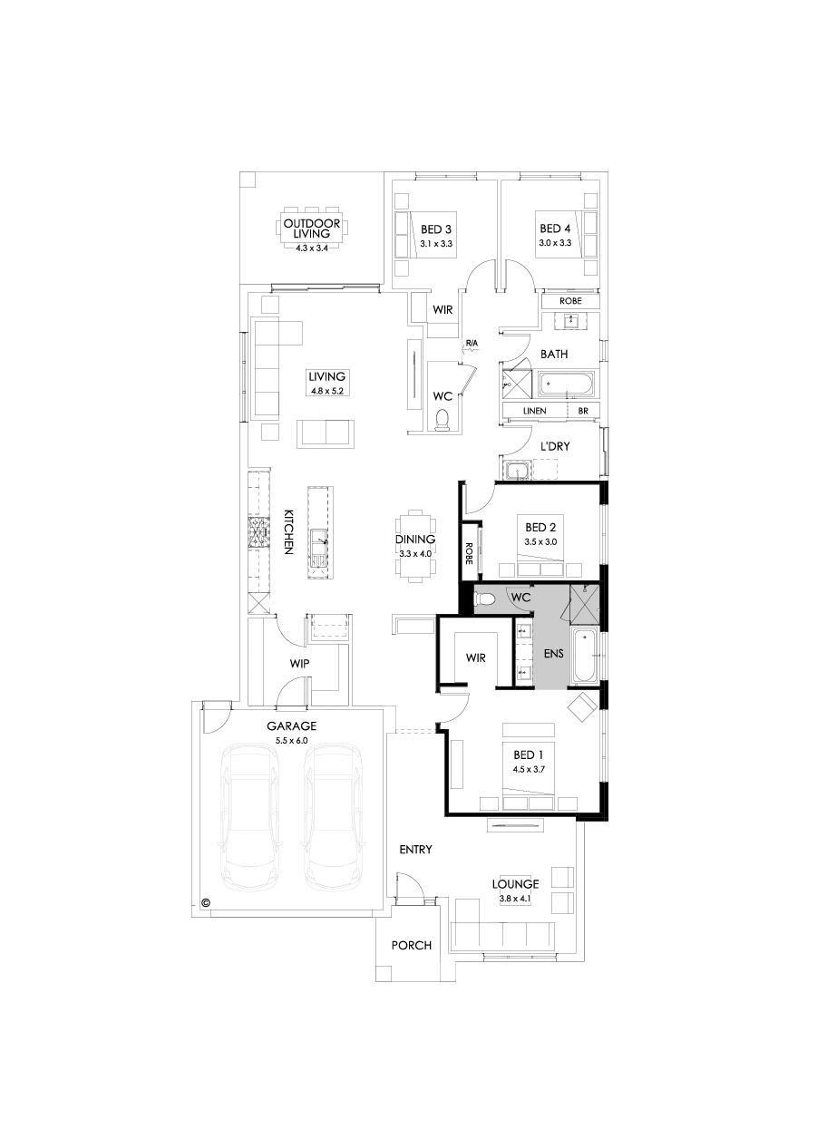 28  Floor Floorplan (Bath to ensuite )