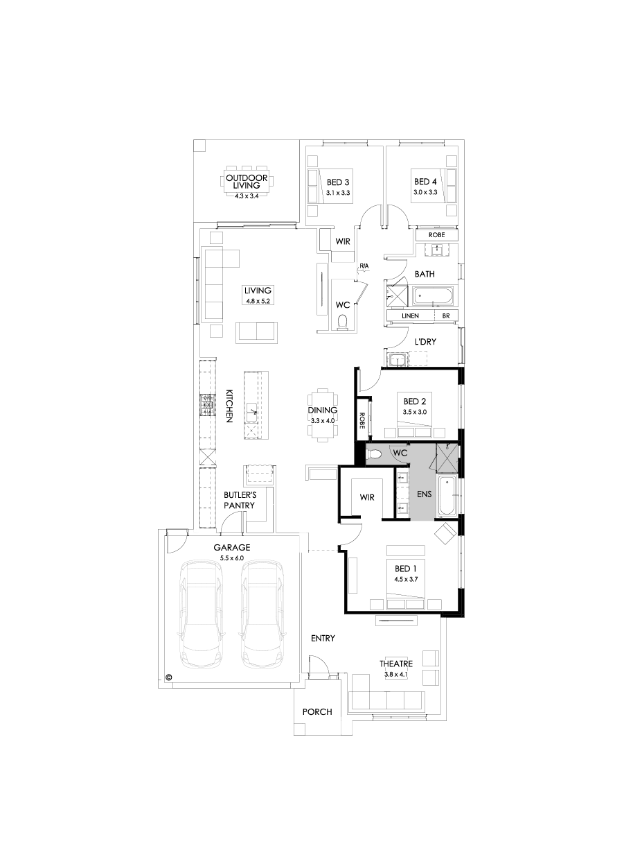 28  Floor Floorplan (Bath to ensuite )