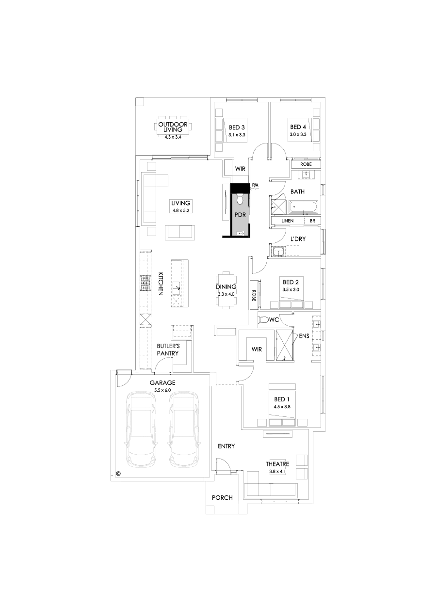 28  Floor Floorplan (Powder room)
