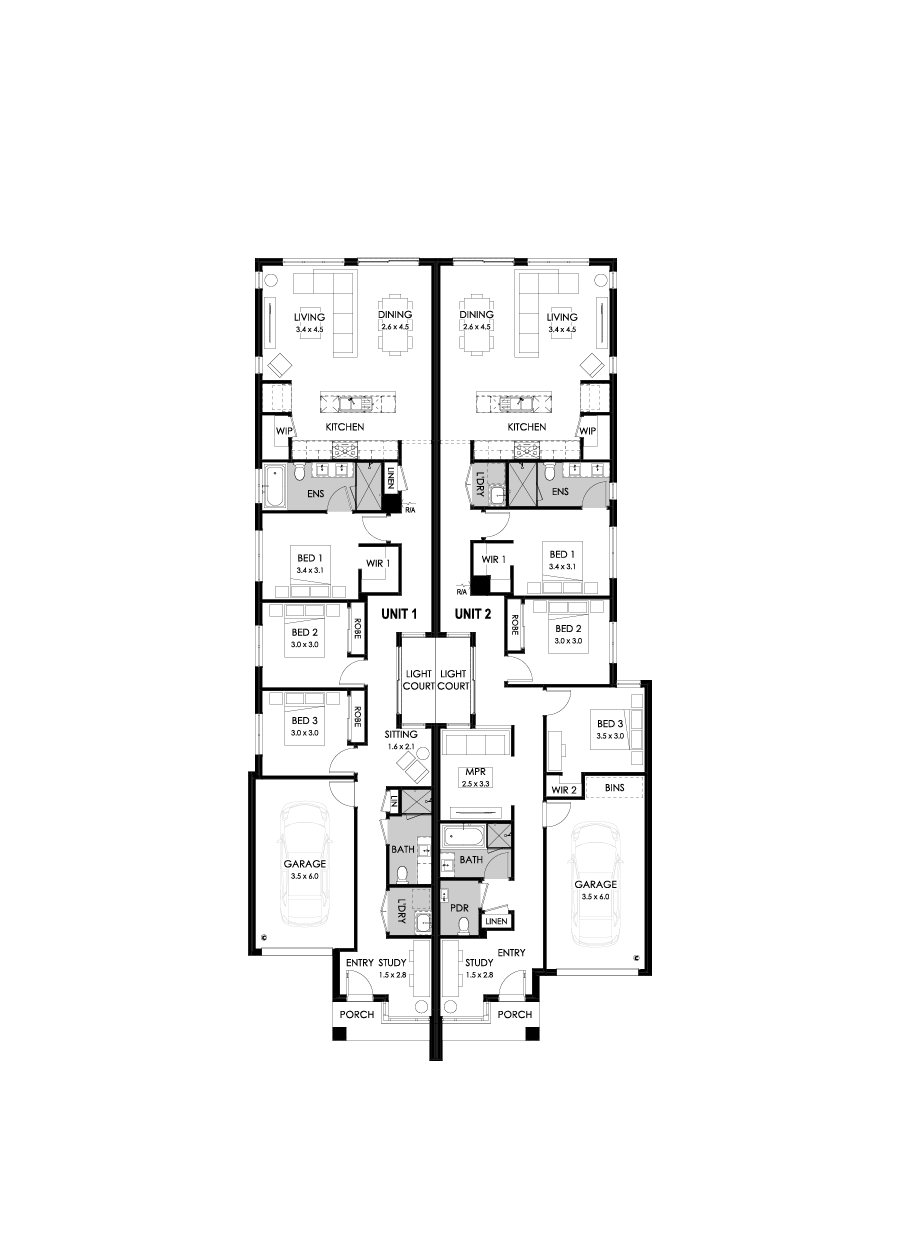18 & 19  Floor Floorplan (Standard)