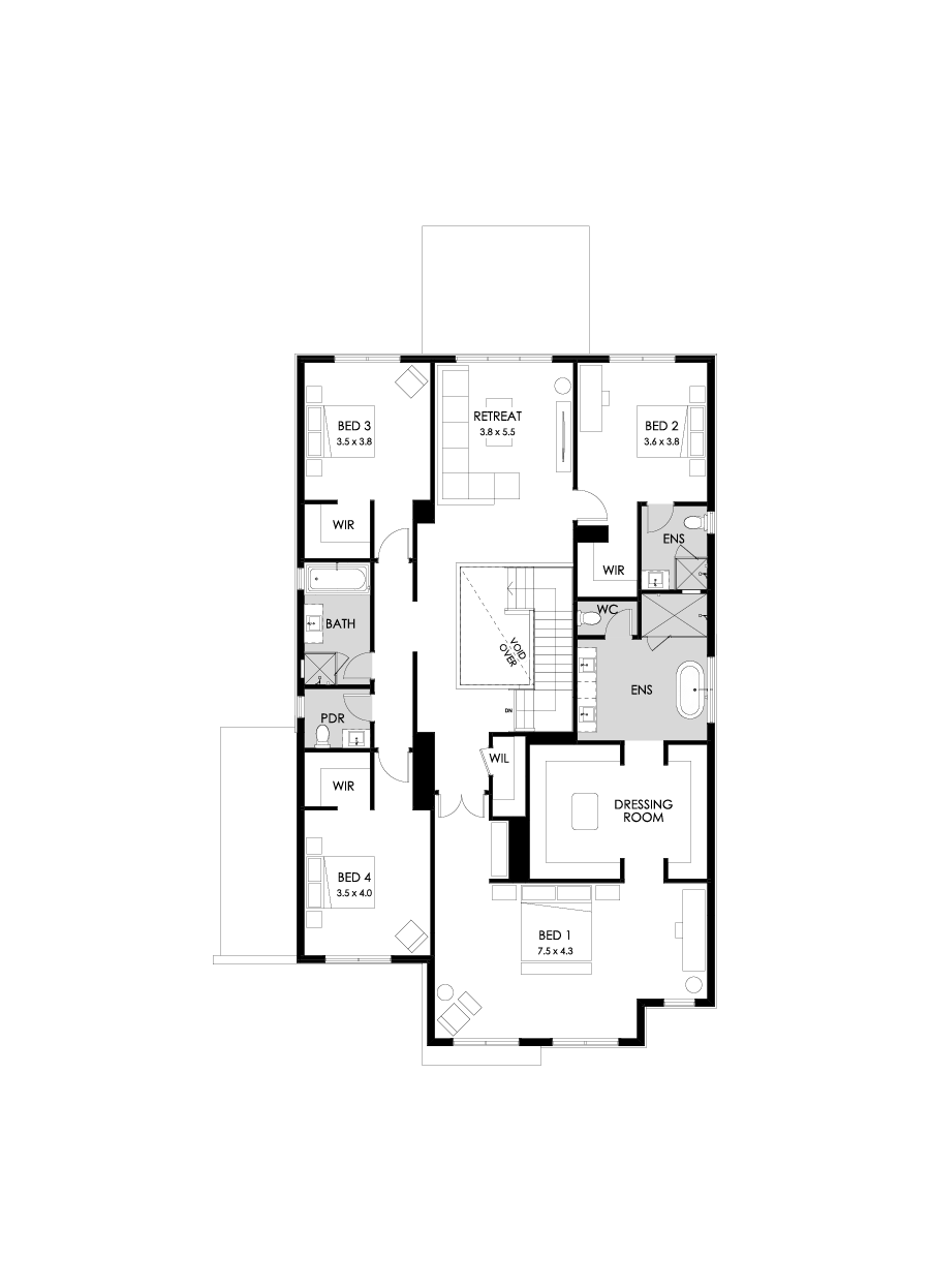 48 First Floor Floorplan (Standard)