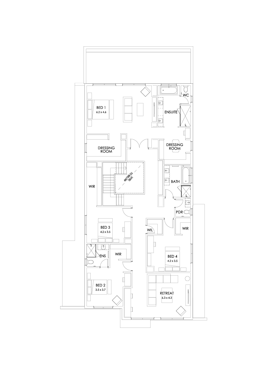 55 First Floor Floorplan (Larger Kitchen and dining)