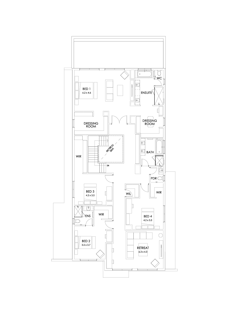 55 First Floor Floorplan (Larger Kitchen and dining)