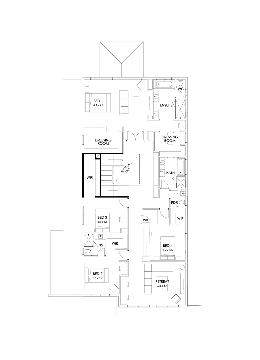 55 First Floor Floorplan (Larger kitchen)