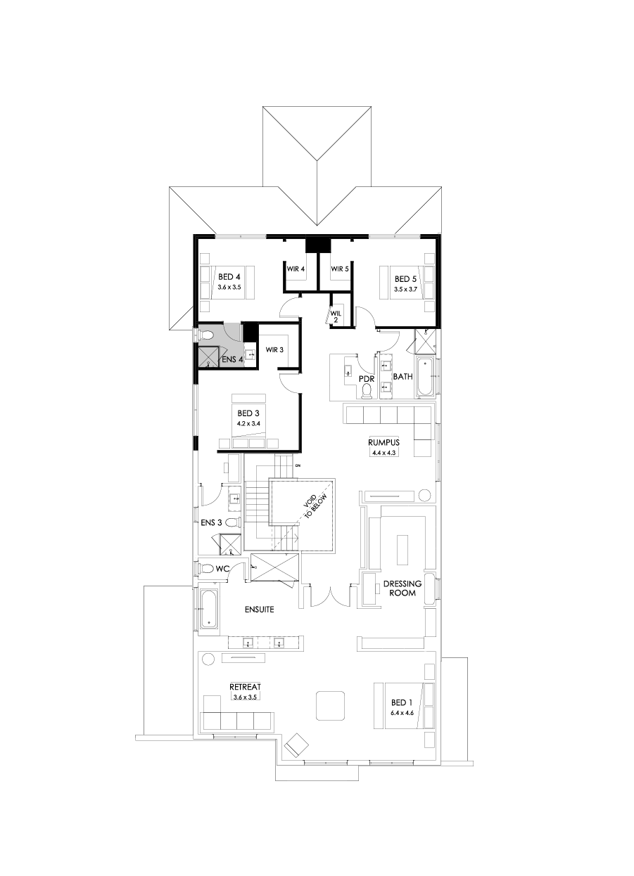 56 First Floor Floorplan (Additional ensuite)