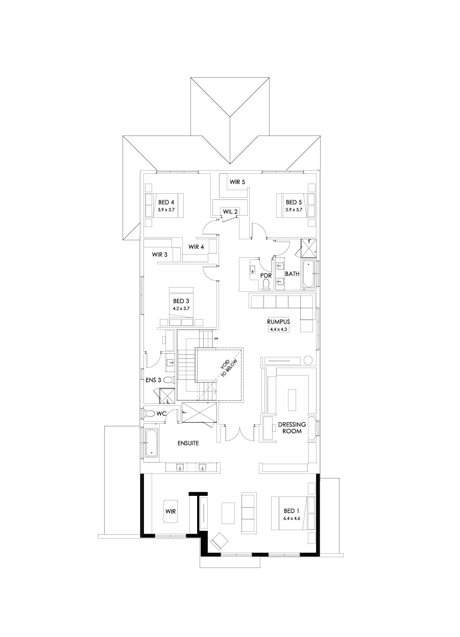 56 First Floor Floorplan (Alternate WIR)