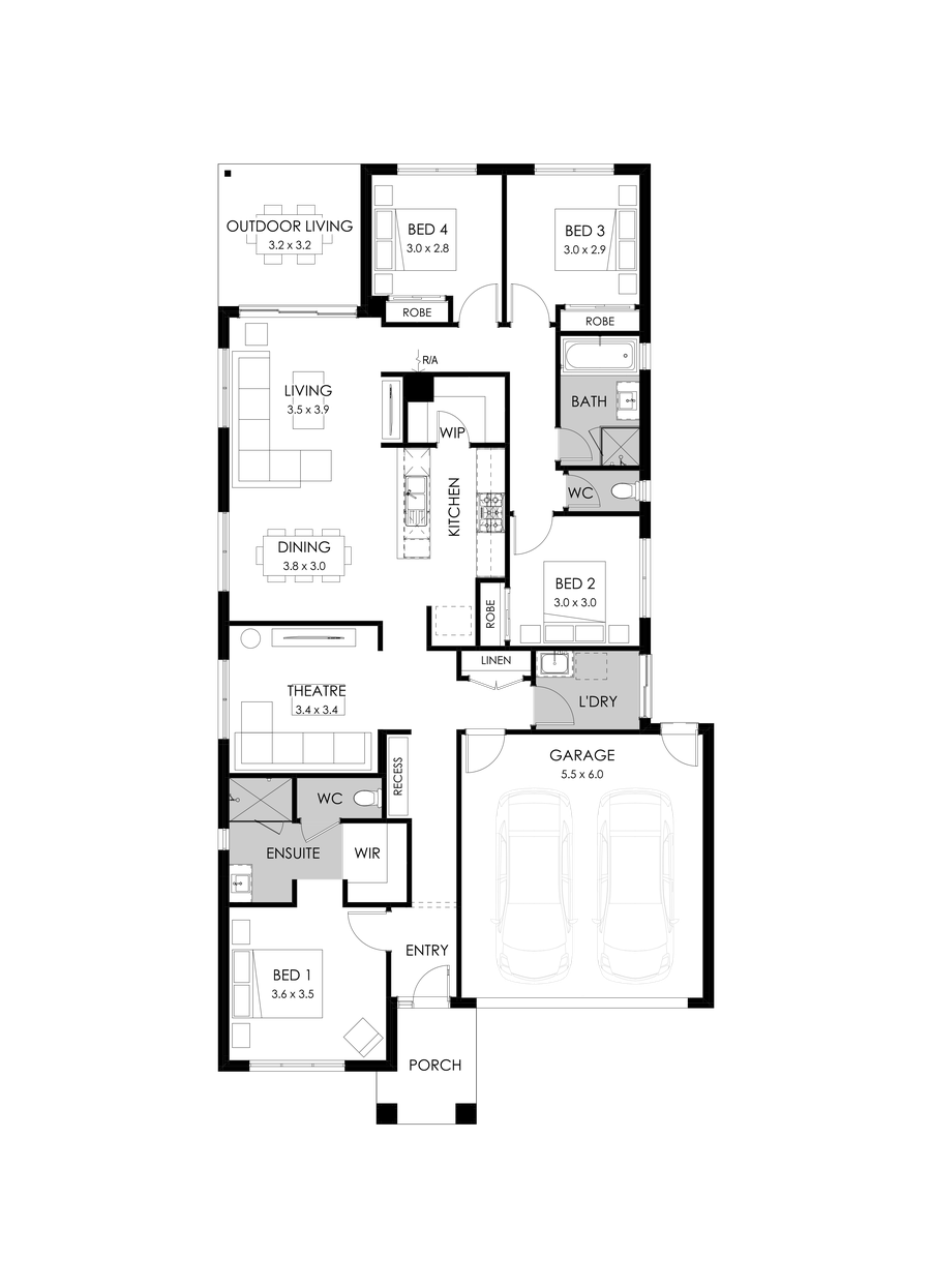23  Floor Floorplan (Standard - Flipped)