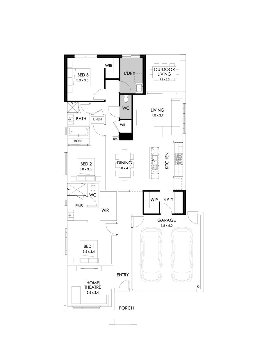 23  Floor Floorplan (Butler’s pantry - Flipped)