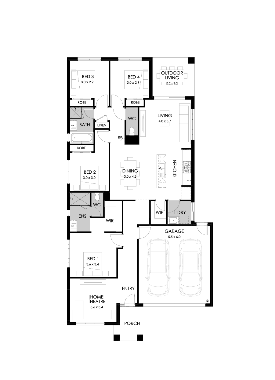 23  Floor Floorplan (Standard  - Flipped)