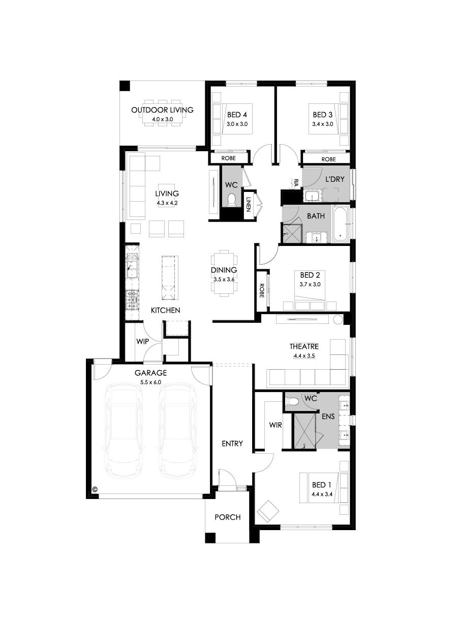 25  Floor Floorplan (Standard )