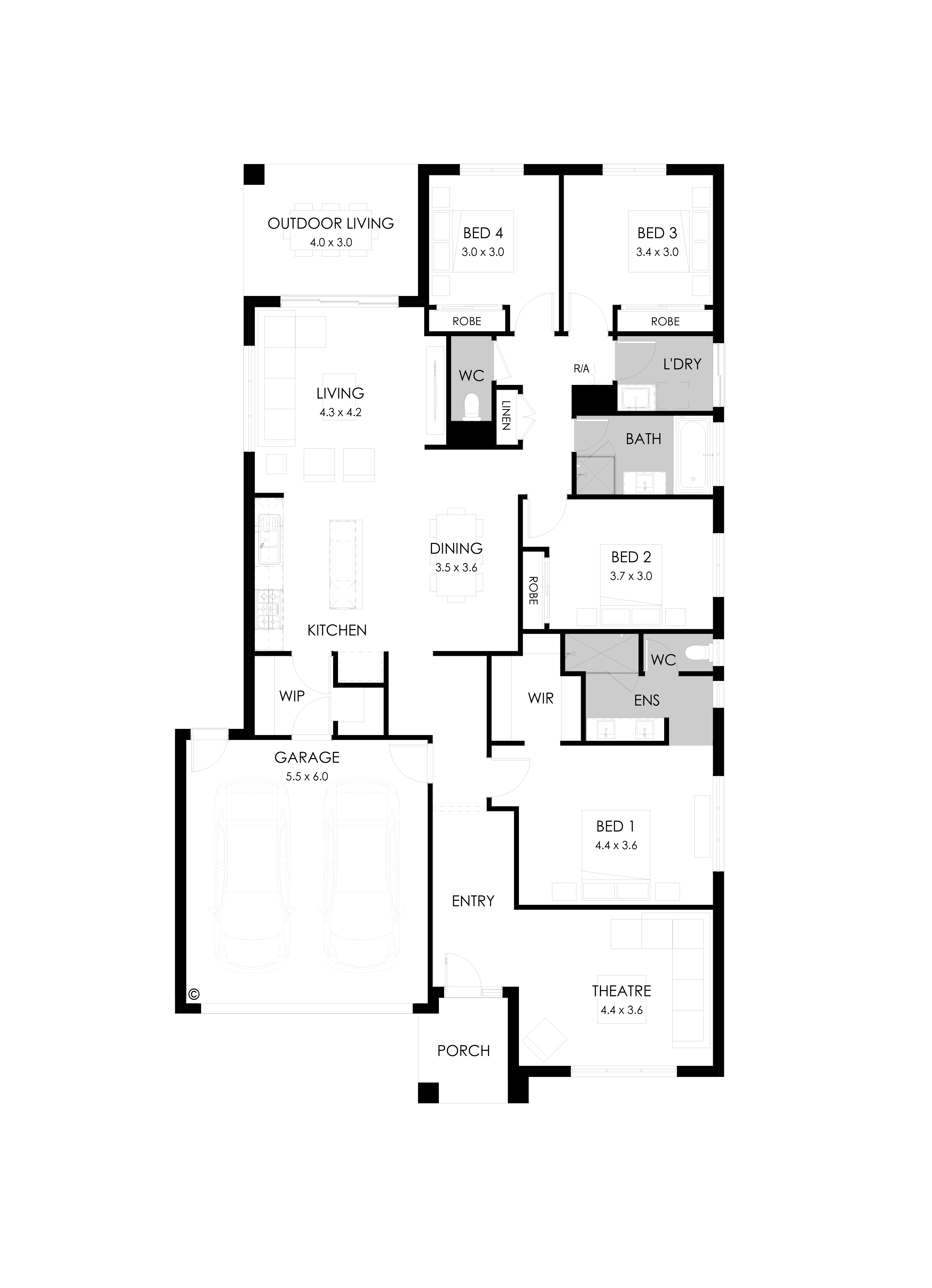 25  Floor Floorplan (Standard )