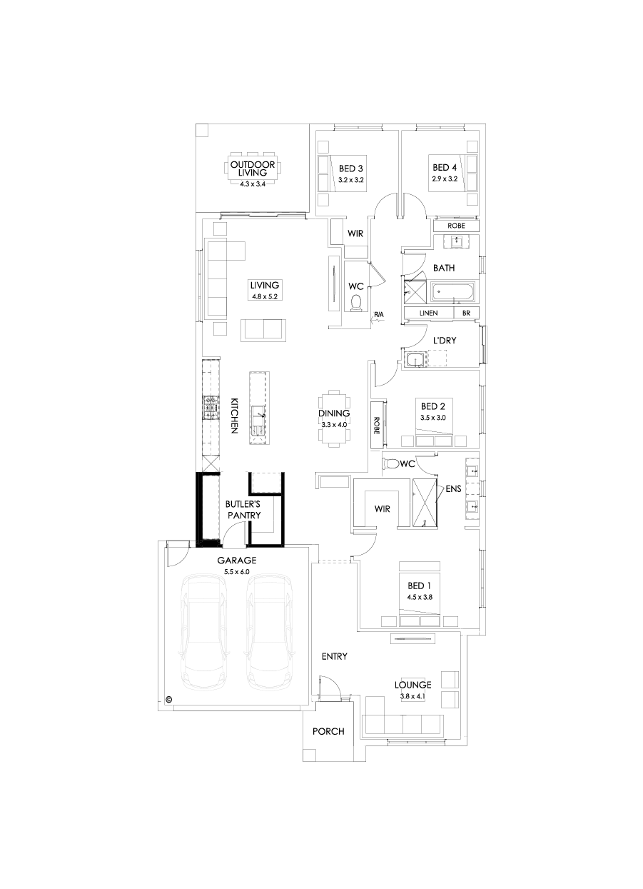 28  Floor Floorplan (Butlers pantry)