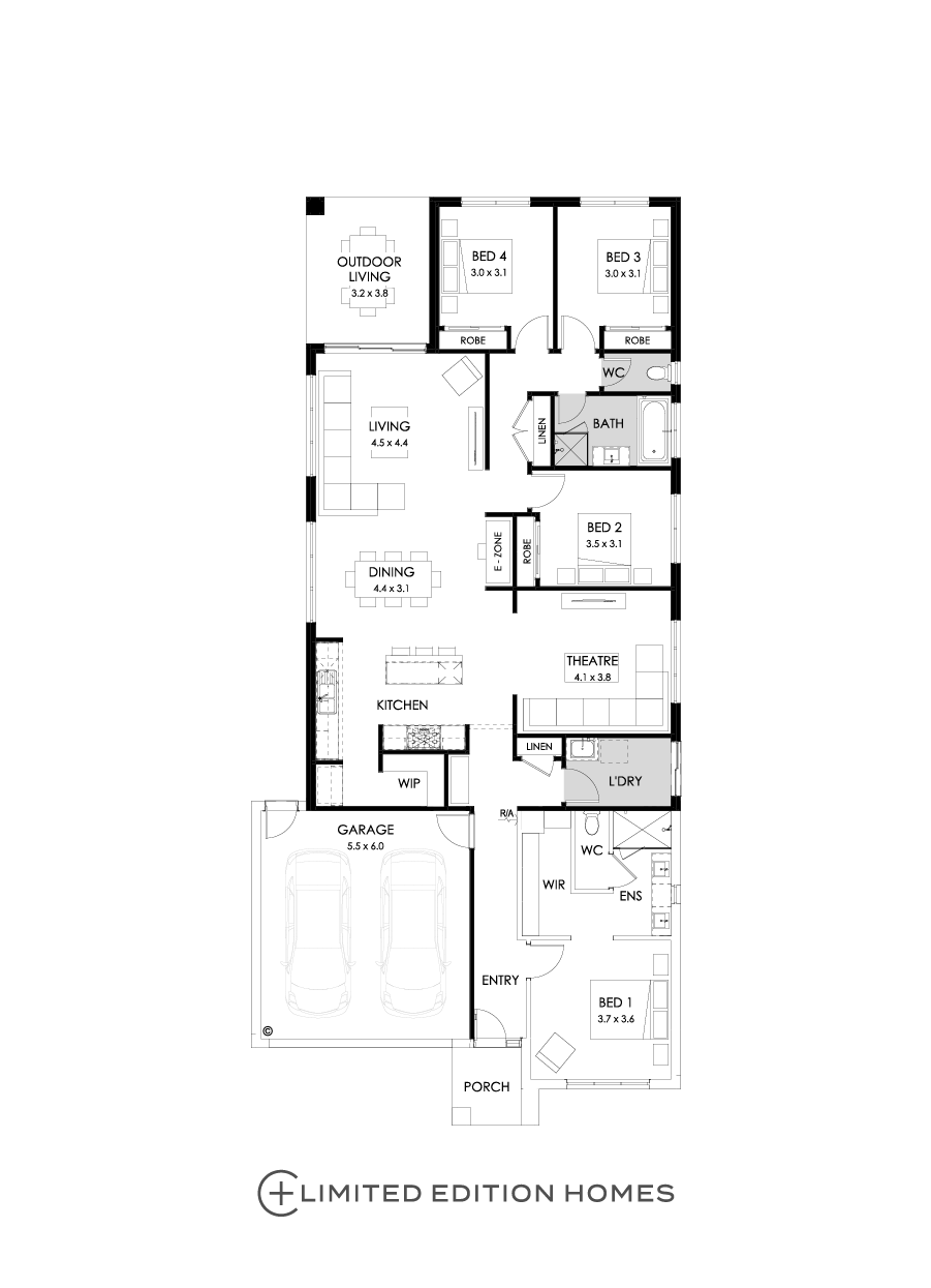 26  Floor Floorplan (Rear flip)