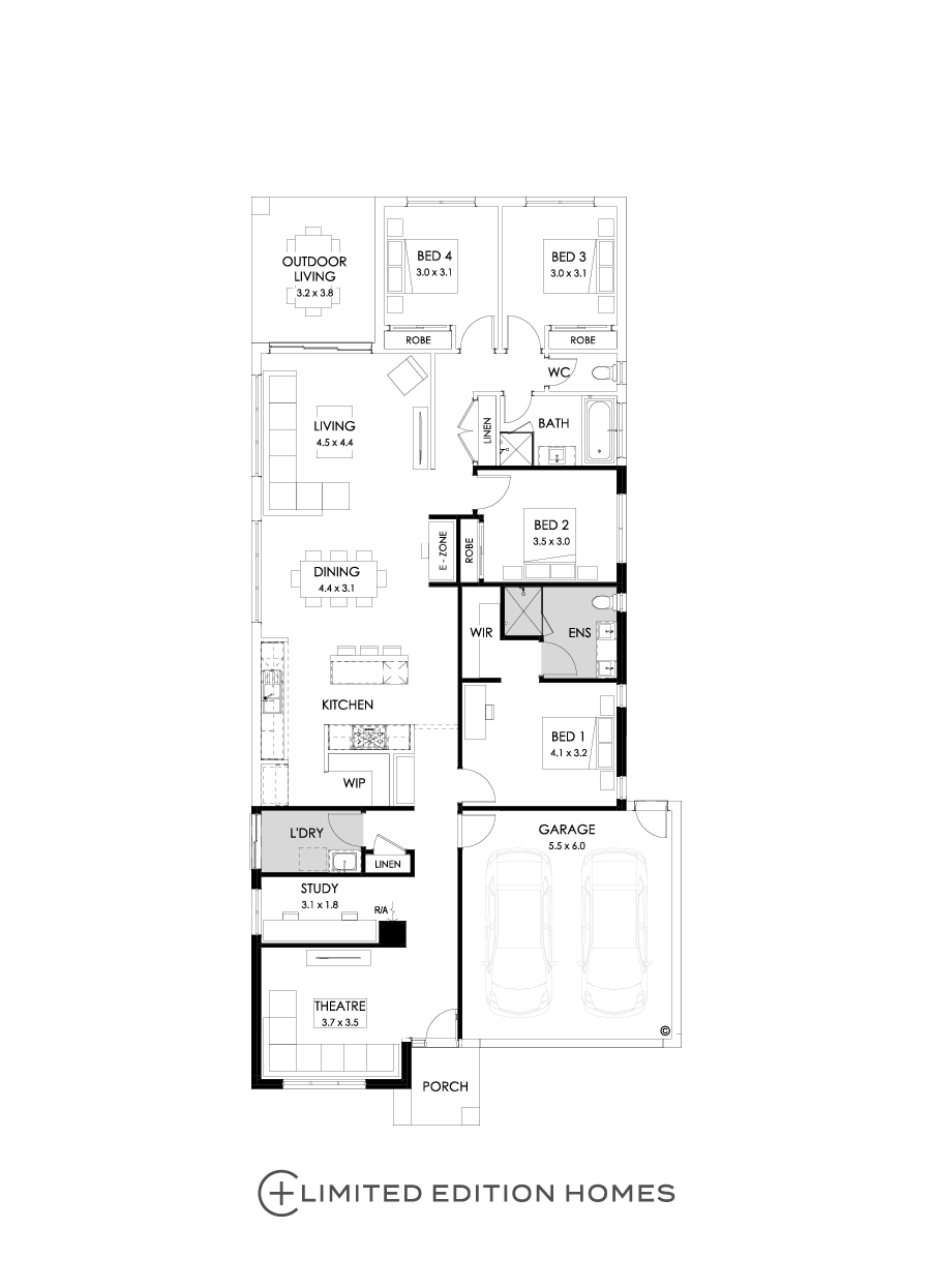 26  Floor Floorplan (Alternate theatre  - Flipped)