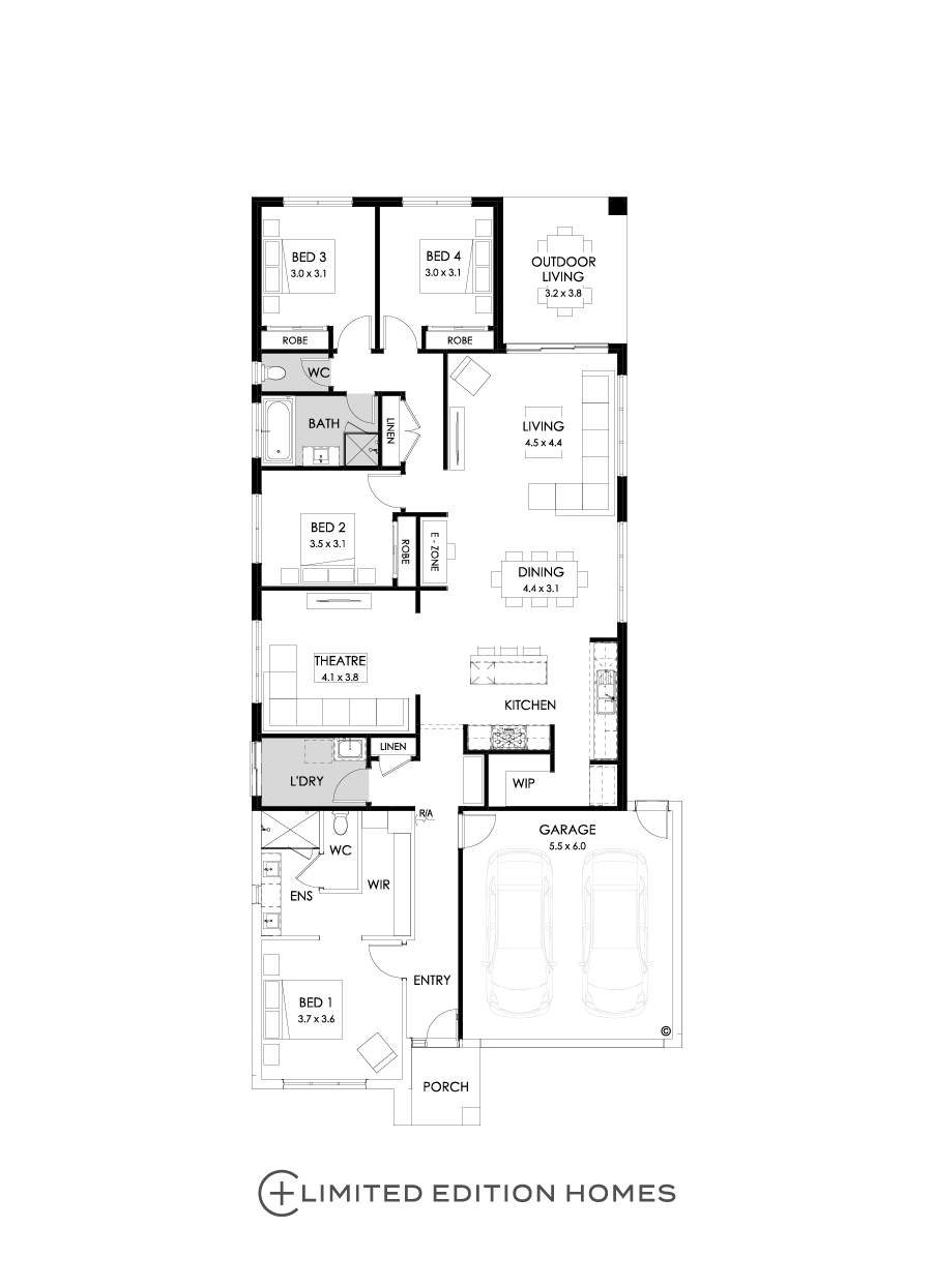 26  Floor Floorplan (Rear flip - Flipped)