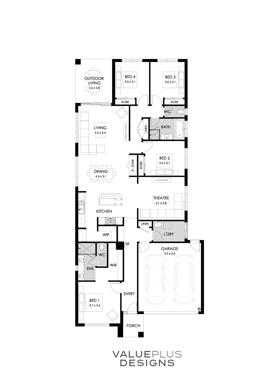 26  Floor Floorplan (Standard - Flipped)